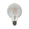 Lucande E27 3,8W LED-Lampe G95, 2700K, Struktur, Klar 1 Lucande E27 3,8W LED-Lampe G95, 2700K, Struktur, Klar -Lucande 10001592