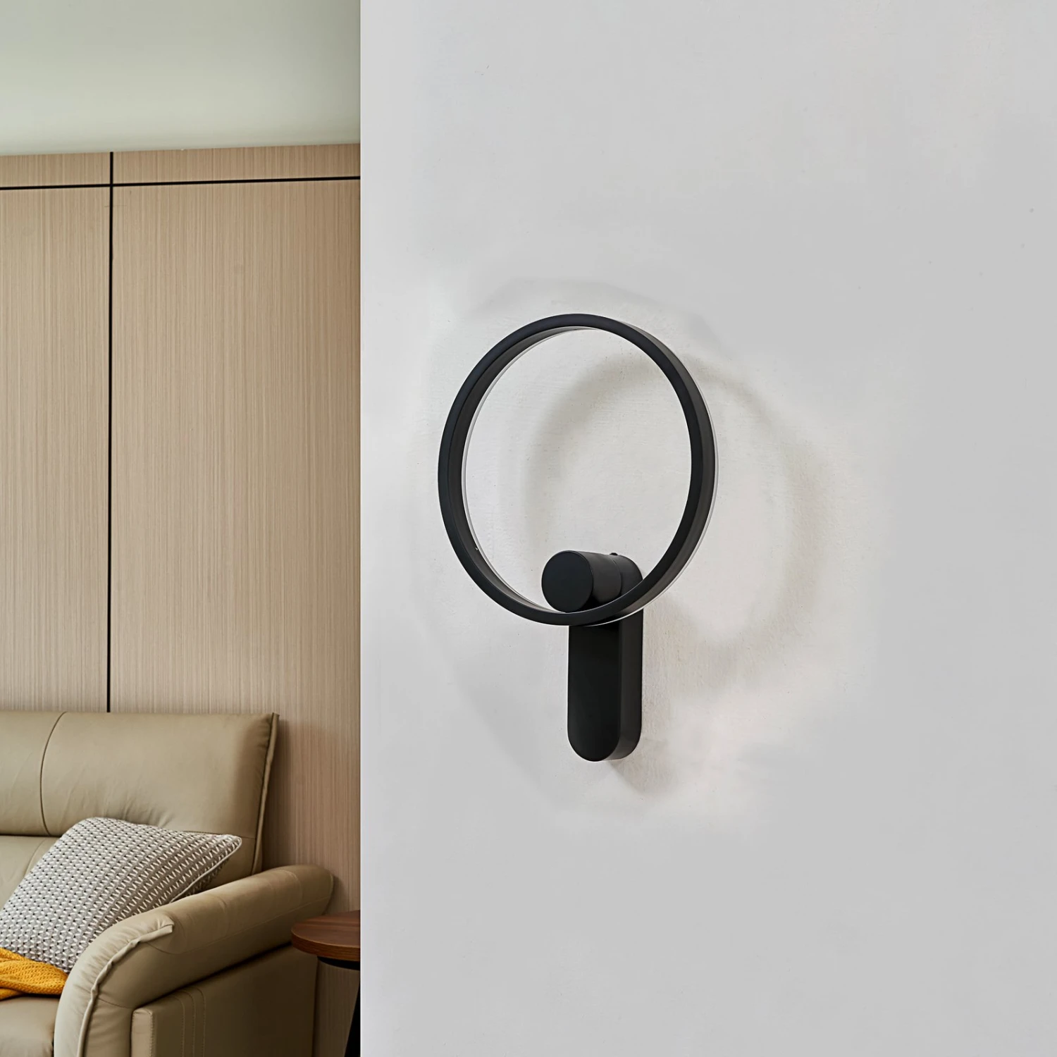 Lucande Yekta LED-Wandlampe Indirekt 10,5W Schwarz 4 Lucande Yekta LED-Wandlampe Indirekt 10,5W Schwarz – Bild 2