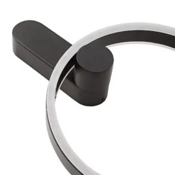 Lucande Yekta LED-Wandlampe Direkt 18W Schwarz -Lucande 10010700 5