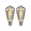 Lucande E27-Lampe ST64 4W 918 Dimmbar Titan 2er -Lucande 10012095