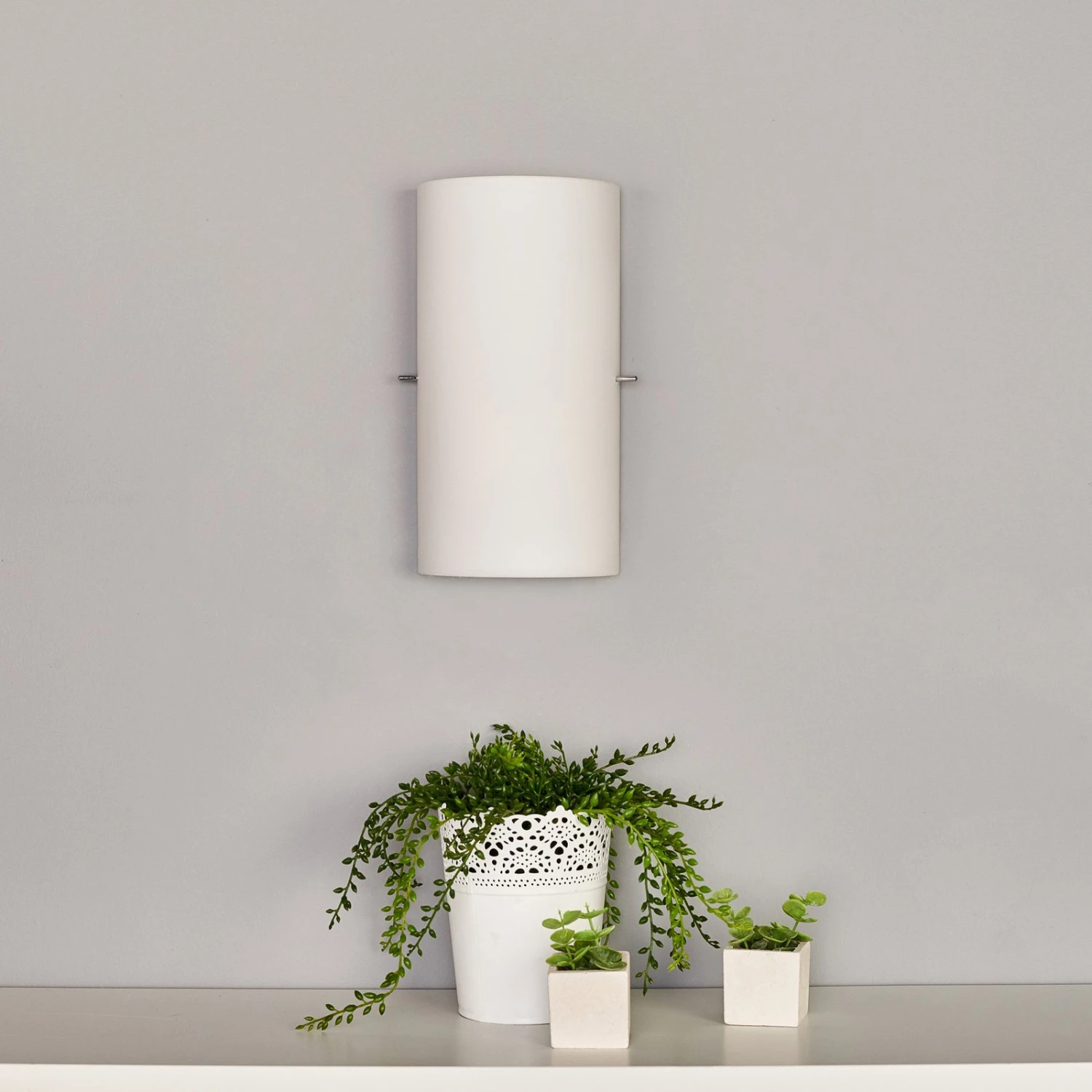 Lucande Halbrunde Glas-Wandleuchte Sidra, 2er-Set 4 Lucande Halbrunde Glas-Wandleuchte Sidra, 2er-Set – Bild 2