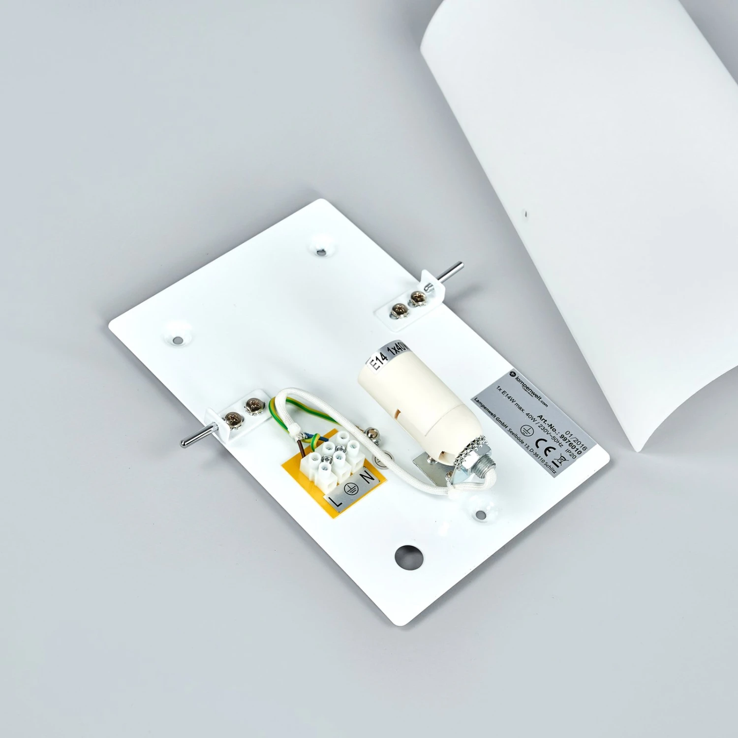 Lucande Halbrunde Glas-Wandleuchte Sidra, 2er-Set 11 Lucande Halbrunde Glas-Wandleuchte Sidra, 2er-Set – Bild 9