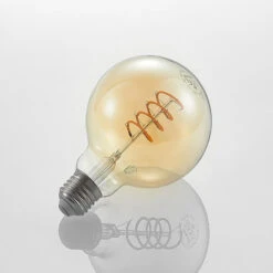 Lucande LED E27 G95 4W 2.700K Dimmbar Amber 5er -Lucande 10012511 4