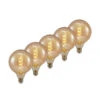 Lucande LED E27 G125 4W 2.700K Dimmbar Amber 5er -Lucande 10012521