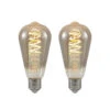Lucande LED E27 ST64 4W 1.800K Dimmbar Smoke 2er -Lucande 10012529