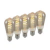 Lucande LED E27 ST64 4W 1.800K Dimmbar Smoke 5-er -Lucande 10012530