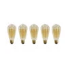 Lucande E27 4,9W LED-Rustikalampe 1800K 200lm Amber 5er -Lucande 10012589