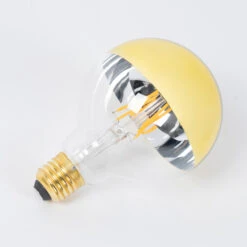 Lucande E27 3,8W LED-Kopfspiegellampe G95, 2700K Gold 2er -Lucande 10012608 4