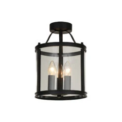 Lucande Eryk Deckenleuchte Glas 3-flammig