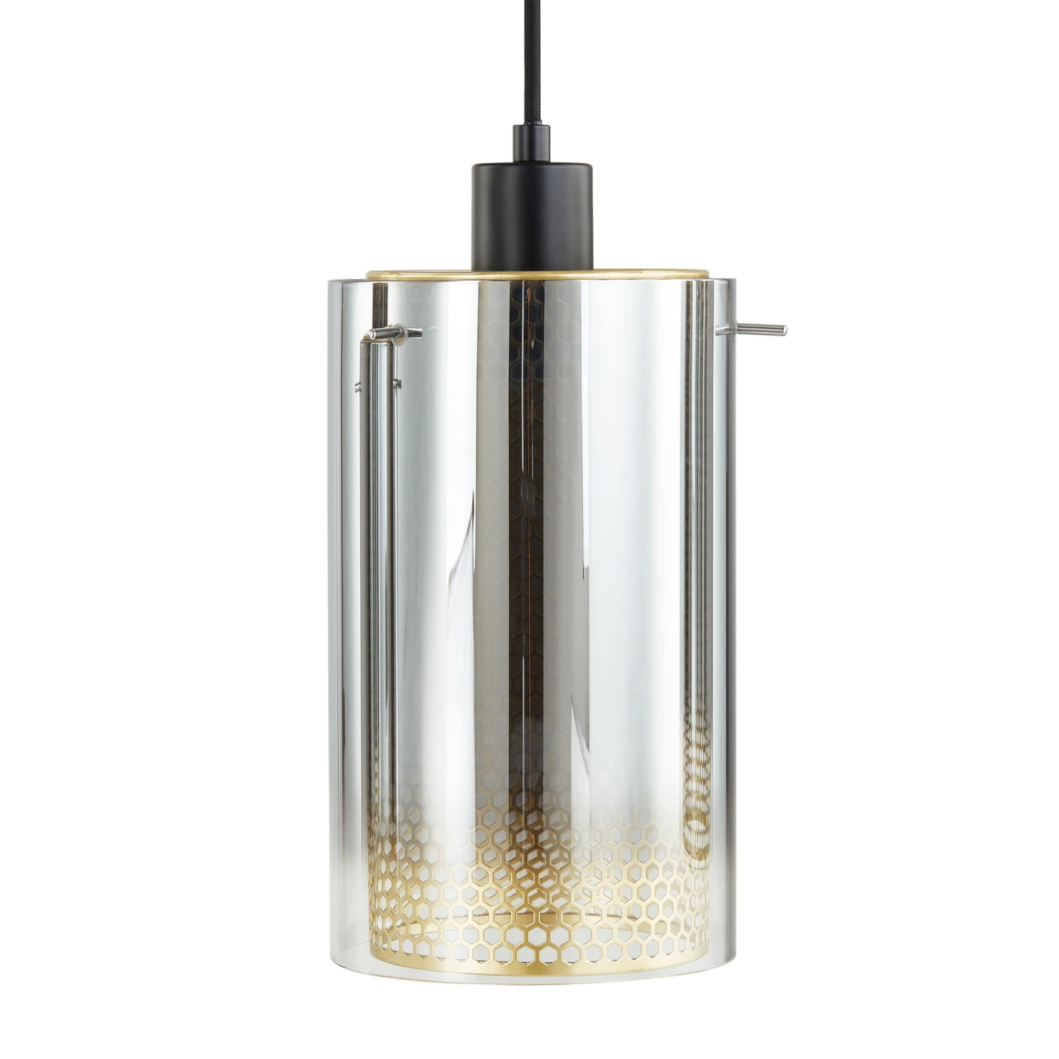 Lucande Sterzy Hängeleuchte Glas Grau 7 Lucande Sterzy Hängeleuchte Glas Grau – Bild 5