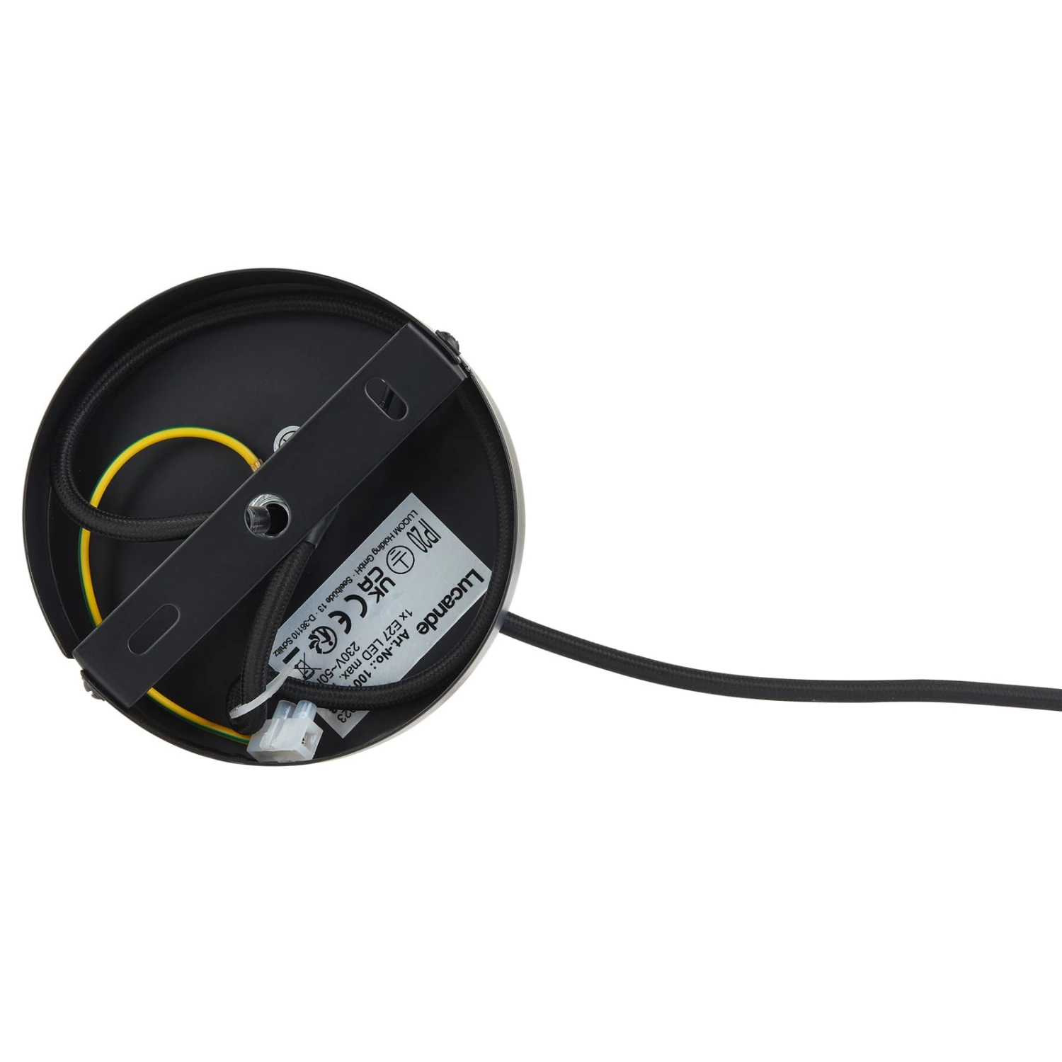 Lucande Sterzy Hängeleuchte Glas Grau 9 Lucande Sterzy Hängeleuchte Glas Grau – Bild 7