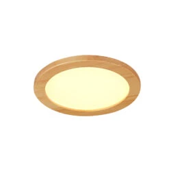 Lucande Joren LED-Deckenleuchte Rund Holz Ø 37,5cm -Lucande 10012983 2