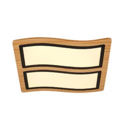 Lucande Joren LED-Deckenleuchte Holz Zweiflammig -Lucande 10013000 2