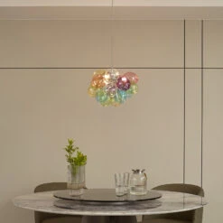 Lucande Diborah Hängeleuchte, Bunt, Ø 40 Cm