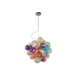 Lucande Diborah Hängeleuchte, Bunt, Ø 50 Cm