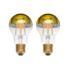 Lucande E27 3,5W LED-Kopfspiegellampe A60 2700K Gold 2er -Lucande 10013134