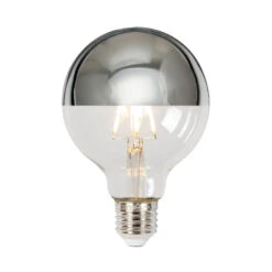 Lucande E27 3,8W Kopfspiegellampe G95 927 Silber, 2er-Set -Lucande 10013196 2