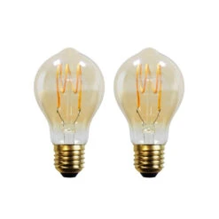 Lucande E27 3,8W LED-Filament 918 170 Lumen Amber 2er-Set