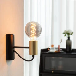 Lucande E27 3,8W LED-Globelampe, G95, 1800K, Smoke 5er-Set -Lucande 10013201 2