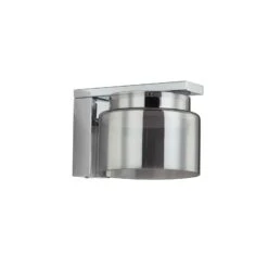 Lucande Diano Wandleuchte, Rauchgrau, Eisen, Glas