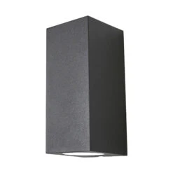 Lucande 2-flammige Außenwandleuchte Xava, Grafitgrau, 4er -Lucande 10013692 3