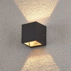 Lucande Halogen-Außenwandleuchte Maurice, IP54, 4er-Set -Lucande 10013726 4