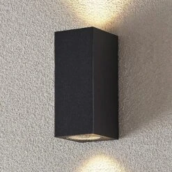 Lucande Außenwandstrahler Lavina 2-fl. GU10 Dunkelgrau 4er 14 Lucande Außenwandstrahler Lavina 2-fl. GU10 Dunkelgrau 4er -Lucande 10013759 3