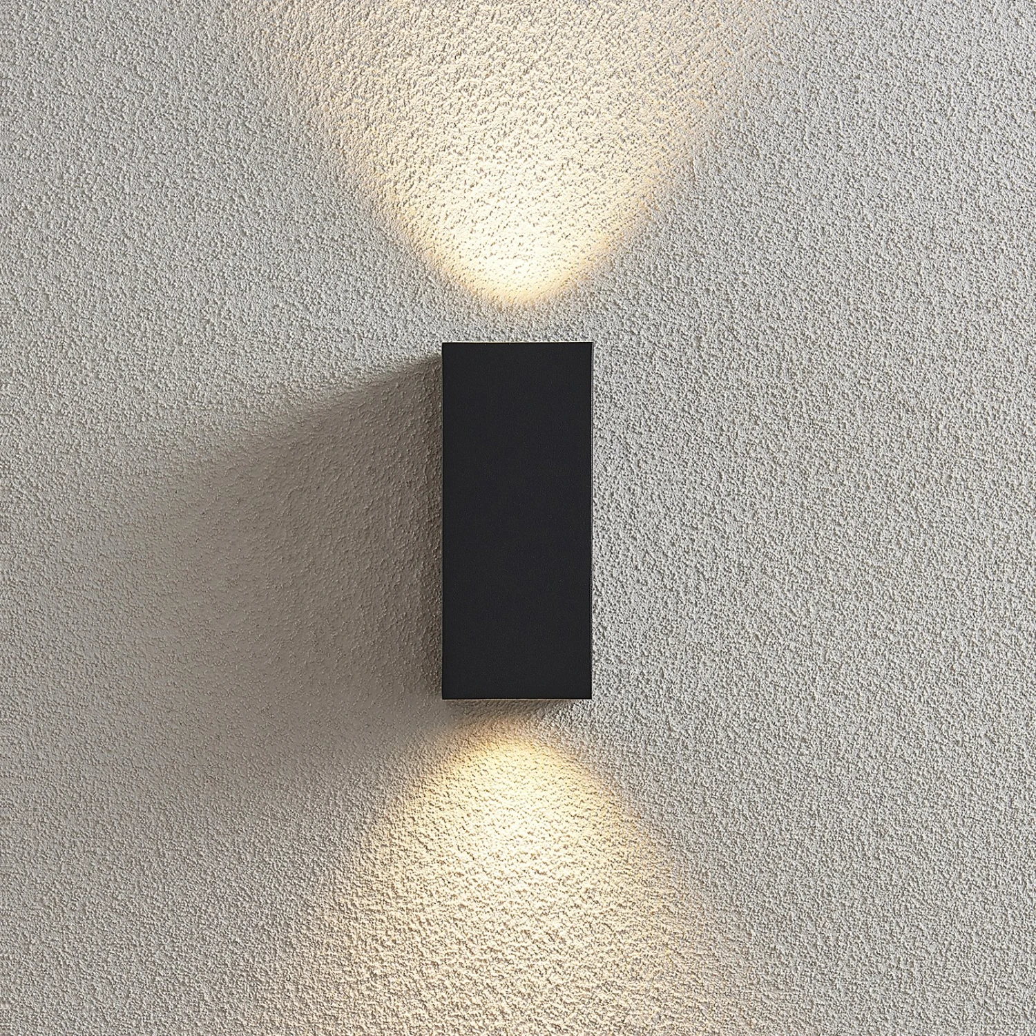 Lucande Außenwandstrahler Lavina 2-fl. GU10 Dunkelgrau 4er 8 Lucande Außenwandstrahler Lavina 2-fl. GU10 Dunkelgrau 4er – Bild 6