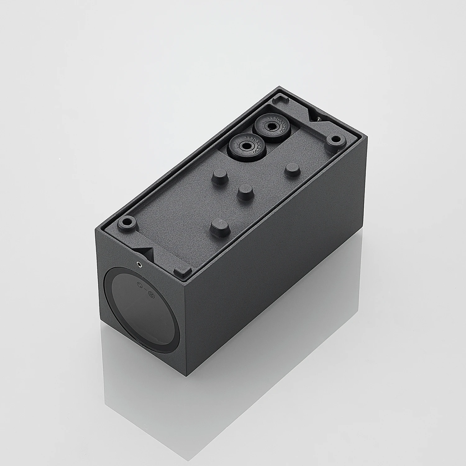 Lucande Außenwandstrahler Lavina 2-fl. GU10 Dunkelgrau 4er 10 Lucande Außenwandstrahler Lavina 2-fl. GU10 Dunkelgrau 4er – Bild 8