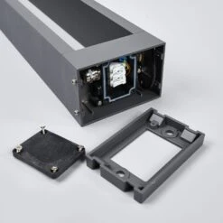 Lucande Eckige LED-Pollerleuchte Jupp, 90 Cm, 4er-Set -Lucande 10013763 7