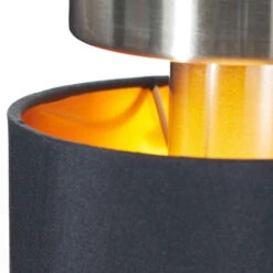 Lucande Patrik Textil-Deckenleuchte Ø15cm Schwarz -Lucande 3066095 3