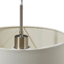 Lucande Patrik Textil-Hängeleuchte Ø30cm Creme -Lucande 3066097 7