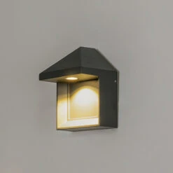 Lucande Zalinda LED-Außenwandleuchte In Dunkelgrau -Lucande 5257001 6