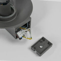 Lucande Marvetta Außenwandleuchte, Dunkelgrau -Lucande 5257002 8