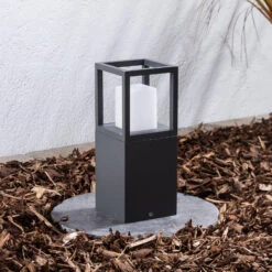 Lucande Rumina LED-Sockelleuchte In Eckiger Form -Lucande 5257013 1