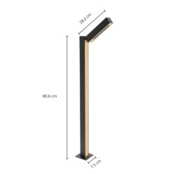 Lucande Taskalin LED-Wegeleuchte, 1-flammig, 90 Cm 13 Lucande Taskalin LED-Wegeleuchte, 1-flammig, 90 Cm -Lucande 5257016 3