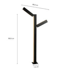 Lucande Taskalin LED-Wegeleuchte, 2-flammig, 90 Cm -Lucande 5257018 3