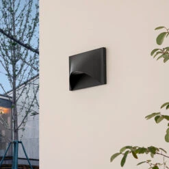 Lucande Gianovia LED-Außenwandleuchte, Aluminium -Lucande 5257019 1