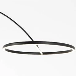 Lucande Virvera LED-Bogenstehlampe, Rund, Schwarz -Lucande 5257021 4