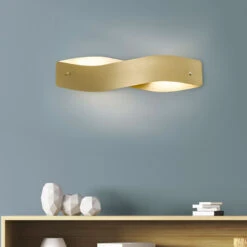 Lucande Lian LED-Wandlampe In Messing 14 Lucande Lian LED-Wandlampe In Messing -Lucande 6722540 3