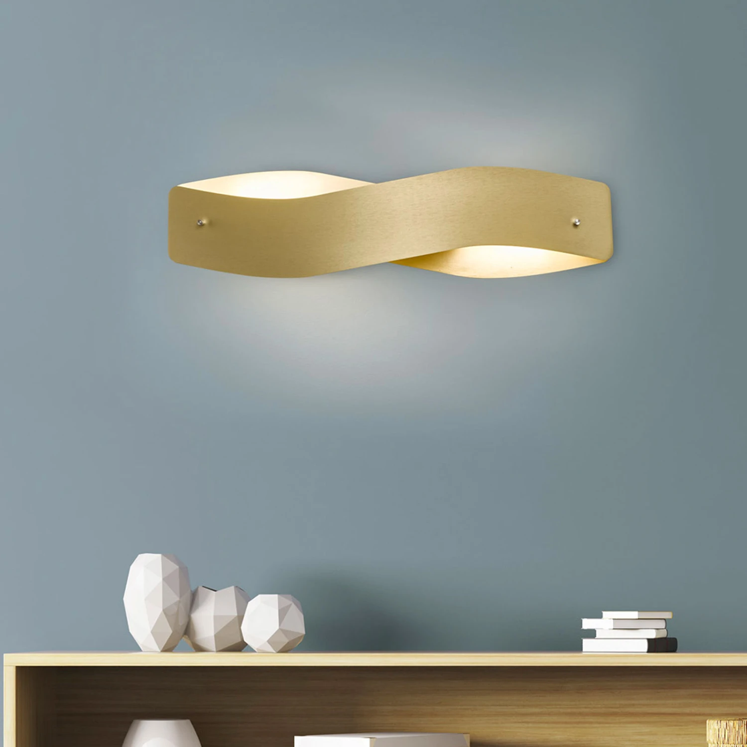 Lucande Lian LED-Wandlampe In Messing 6 Lucande Lian LED-Wandlampe In Messing – Bild 4