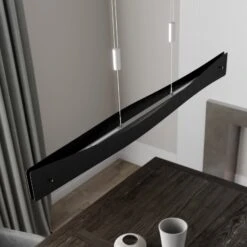 Lucande Lian LED-Hängelampe, Schwarz, Alu -Lucande 6722547 2