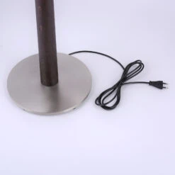 Lucande Elif Stehlampe Weiß, Konisch Eiche Dunkel -Lucande 6722596 8