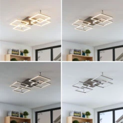 Lucande LED-Deckenlampe Quadra, Dimmbar, 4-flg., 80,5 Cm 14 Lucande LED-Deckenlampe Quadra, Dimmbar, 4-flg., 80,5 Cm -Lucande 7620076 3