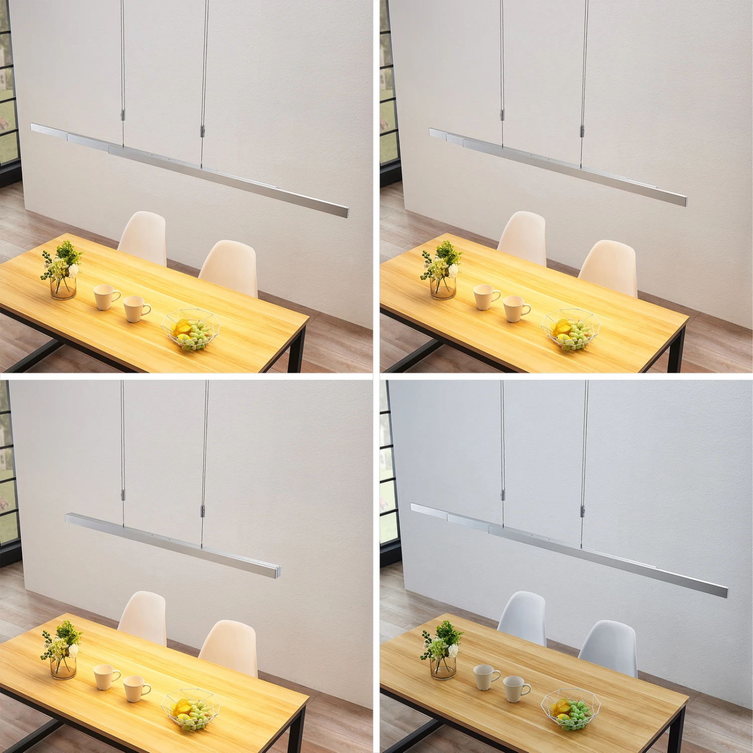 Lucande LED-Balkenpendelleuchte Merrit Mit Touchdimmer Alu 5 Lucande LED-Balkenpendelleuchte Merrit Mit Touchdimmer Alu – Bild 3