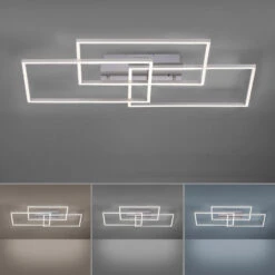 Lucande Lucardis LED-Deckenlampe, 3-flammig, Eckig -Lucande 7620108 2