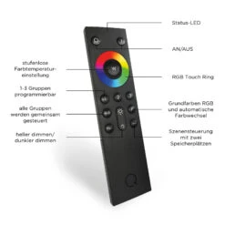 Lucande Lucardis LED-Deckenlampe, 3-flammig, Eckig -Lucande 7620108 8