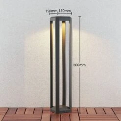 Lucande LED-Wegeleuchte Fery In Anthrazit, 80 Cm -Lucande 8032190 3