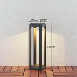 Lucande LED-Sockelleuchte Fery In Anthrazit, 50 Cm 14 Lucande LED-Sockelleuchte Fery In Anthrazit, 50 Cm -Lucande 8032191 3