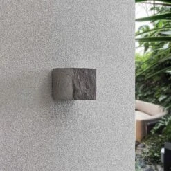 Lucande LED-Außenwandleuchte Naja, Schieferoptik -Lucande 9613095 4